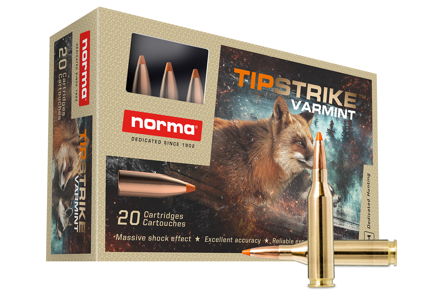 Norma TIPSTRIKE Varmint produktförpackning