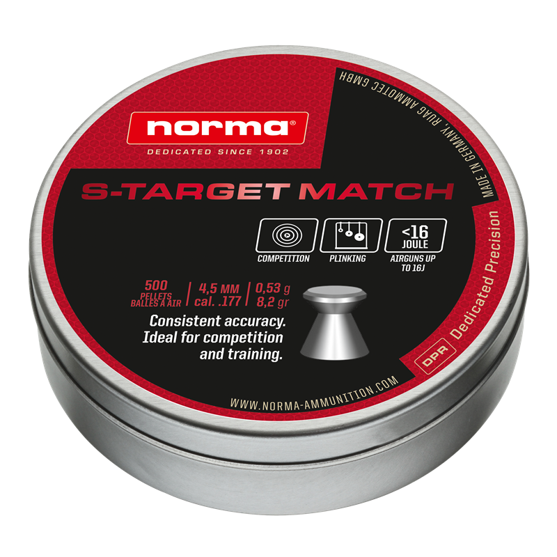 Norma S-Target Match produktförpackning